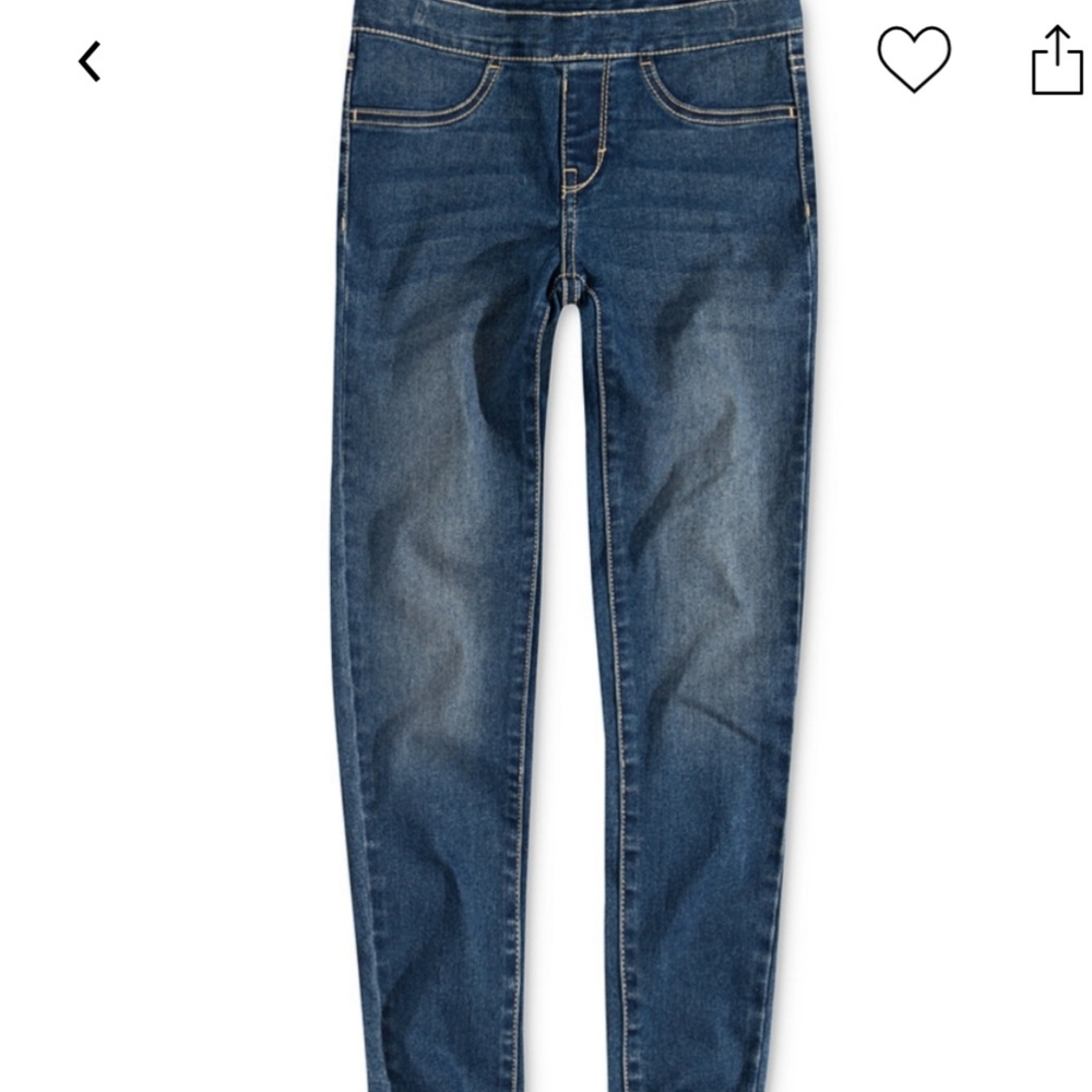 Levi's pull on jeggings - skinny jean style - size 6 reg - Toddler Girls